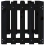 Arriate elevado jardín con valla madera pino negro 100x50x50cm en Maceteros y jardineras | Comprar online en Foro24