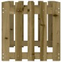 Arriate elevado jardín valla madera impregnada pino 100x50x50cm en Maceteros y jardineras | Comprar online en Foro24