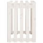 Arriate elevado jardín con valla madera pino blanco 100x50x70cm en Maceteros y jardineras | Comprar online en Foro24