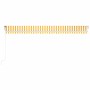 Toldo automático LED sensor de viento amarillo blanco 600x300cm