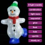 Figura de muñeco de nieve de acrílico navideño LED 30 cm de vidaXL, Luces de Navidad - Ref: Foro24-328788, Precio: 22,81 €, D...