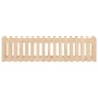Arriate elevado jardín con valla madera maciza pino 200x50x50cm en Maceteros y jardineras | Comprar online en Foro24