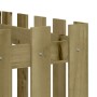 Arriate elevado jardín valla madera impregnada pino 200x50x50cm en Maceteros y jardineras | Comprar online en Foro24
