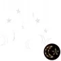 Star and moon lights 138 warm white LEDs with remote control by vidaXL, Christmas lights - Ref: Foro24-328794, Price: 23,70 €...