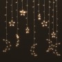 Stern- und Mondlichter 138 warmweiße LEDs mit Fernbedienung von vidaXL, Weihnachtsbeleuchtung - Ref: Foro24-328794, Preis: 24...