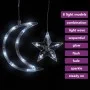 Star and moon lights 138 cold white LEDs with remote control by vidaXL, Christmas lights - Ref: Foro24-328795, Price: 14,42 €...
