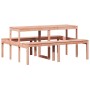 Mesa de pícnic madera maciza Douglas 160x134x75 cm