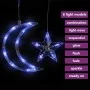 Star and moon lights 138 blue LEDs with remote control by vidaXL, Christmas lights - Ref: Foro24-328796, Price: 15,48 €, Disc...