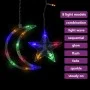 Star and moon lights 138 colorful LEDs with remote control by vidaXL, Christmas lights - Ref: Foro24-328797, Price: 19,29 €, ...