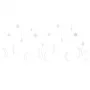 Star and moon lights 345 warm white LEDs with remote control by vidaXL, Christmas lights - Ref: Foro24-328798, Price: 29,97 €...