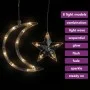 Star and moon lights 345 warm white LEDs with remote control by vidaXL, Christmas lights - Ref: Foro24-328798, Price: 29,97 €...