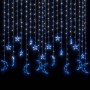 Star and moon lights 345 blue LEDs with remote control by vidaXL, Christmas lights - Ref: Foro24-328800, Price: 28,07 €, Disc...