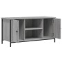 Mueble de TV madera contrachapada gris Sonoma 100x40x50 cm