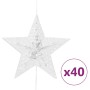 Star curtain lights 200 warm white LEDs 8 functions by vidaXL, Christmas lights - Ref: Foro24-328802, Price: 31,16 €, Discoun...