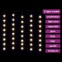 Sternenvorhanglichter 200 warmweiße LEDs 8 Funktionen von vidaXL, Weihnachtsbeleuchtung - Ref: Foro24-328802, Preis: 31,16 €,...