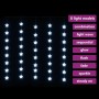 Sternenvorhanglichter 200 kaltweiße LEDs 8 Funktionen von vidaXL, Weihnachtsbeleuchtung - Ref: Foro24-328803, Preis: 16,96 €,...