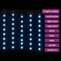 Star light curtain 200 blue LEDs 8 functions by vidaXL, Christmas lights - Ref: Foro24-328804, Price: 14,90 €, Discount: %