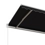Toldo retráctil automático gris antracita 400x350 cm