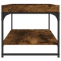 Mesa de centro madera de ingeniería roble ahumado 100x49x45 cm