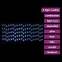 Star light curtain 500 blue LEDs 8 functions by vidaXL, Christmas lights - Ref: Foro24-328808, Price: 53,34 €, Discount: %