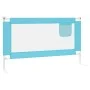 Safety railing child's bed blue fabric 140x25 cm by vidaXL, Safety railings - Ref: Foro24-10210, Price: 31,75 €, Discount: %