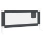Barandilla de seguridad cama de niño gris oscuro tela 190x25 cm