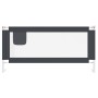 Barandilla de seguridad cama de niño gris oscuro tela 190x25 cm