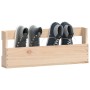 Estantes para zapatos de pared 2 uds madera de pino 59x9x23 cm