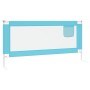 Barandilla de seguridad cama de niño azul tela 190x25 cm