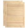 Lamellenschranktüren 2 Stk. Kiefernholz 69x49,4 cm von vidaXL, Schranktüren - Ref: Foro24-151128, Preis: 50,80 €, Rabatt: %