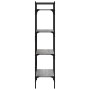 Librería 4 estantes madera gris Sonoma 56x31,5x138,5 cm en Librerías y estanterías | Comprar online en Foro24