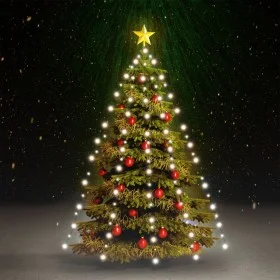 Christmas tree light network 150 LEDs cold white 150 cm by vidaXL, Hoses and string lights - Ref: Foro24-328864, Price: 22,09...