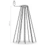 Christmas tree light network 250 cold white LEDs 250 cm by vidaXL, Hoses and string lights - Ref: Foro24-328885, Price: 36,86...