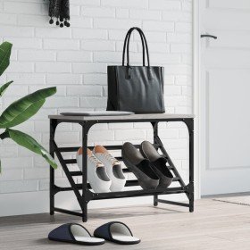 Mueble zapatero madera de ingeniería gris Sonoma 60x30x45 cm en Zapateros y organizadores de calzado | Comprar online en Foro24