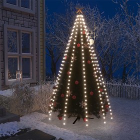 Red de luces de árbol de Navidad 300 LEDs blanco frío 300 cm