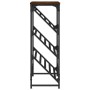 Mueble zapatero madera de ingeniería marrón roble 90x30x85 cm