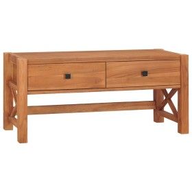 Mueble de TV de madera de teca 100x40x45 cm de vidaXL, Muebles TV - Ref: Foro24-325266, Precio: 112,09 €, Descuento: %