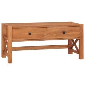 Mueble de TV de madera de teca 100x40x45 cm