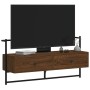Mueble TV de pared madera ingeniería marrón roble 100,5x30x51cm en Muebles TV | Comprar online en Foro24