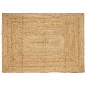 Alfombra de yute tejida a mano natural 160x230 cm