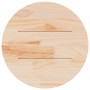 Tablero de mesa redondo madera maciza de pino blanco Ø60x3 cm