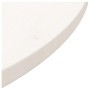 Tablero de mesa redondo madera maciza de pino blanco Ø70x3 cm