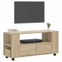 Mueble para TV madera de ingeniería roble Sonoma 102x34,5x43 cm en Muebles TV | Comprar online en Foro24