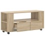 Mueble para TV madera de ingeniería roble Sonoma 102x34,5x43 cm en Muebles TV | Comprar online en Foro24