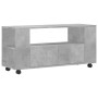Mueble de TV madera de ingeniería gris hormigón 102x34,5x43 cm en Muebles TV | Comprar online en Foro24
