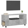 Mueble de TV madera de ingeniería gris hormigón 102x34,5x43 cm en Muebles TV | Comprar online en Foro24