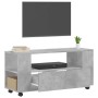 Mueble de TV madera de ingeniería gris hormigón 102x34,5x43 cm en Muebles TV | Comprar online en Foro24