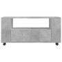 Mueble de TV madera de ingeniería gris hormigón 102x34,5x43 cm en Muebles TV | Comprar online en Foro24