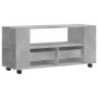 Mueble de TV madera de ingeniería gris hormigón 102x34,5x43 cm en Muebles TV | Comprar online en Foro24