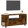 Mueble para TV madera de ingeniería roble ahumado 102x34,5x43cm en Muebles TV | Comprar online en Foro24